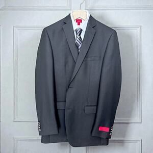 Alfani Slim Fit Blazer Jacket, Dress Shirt and Tie, Size 42L, Black